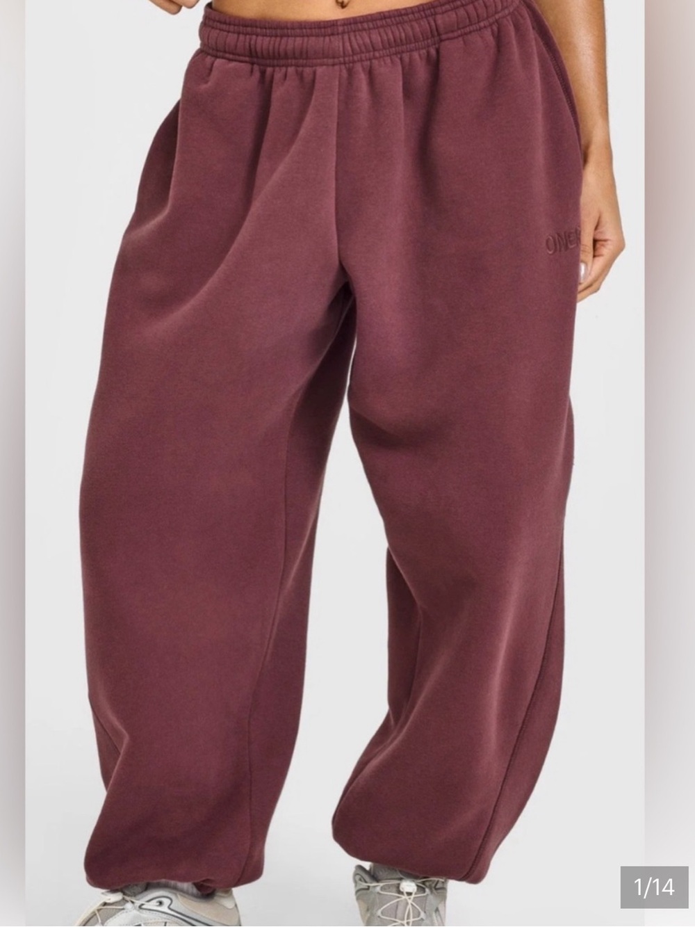 Oner Active foundations oversized cuffed joggers